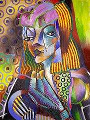 Queen of Hearts Painting